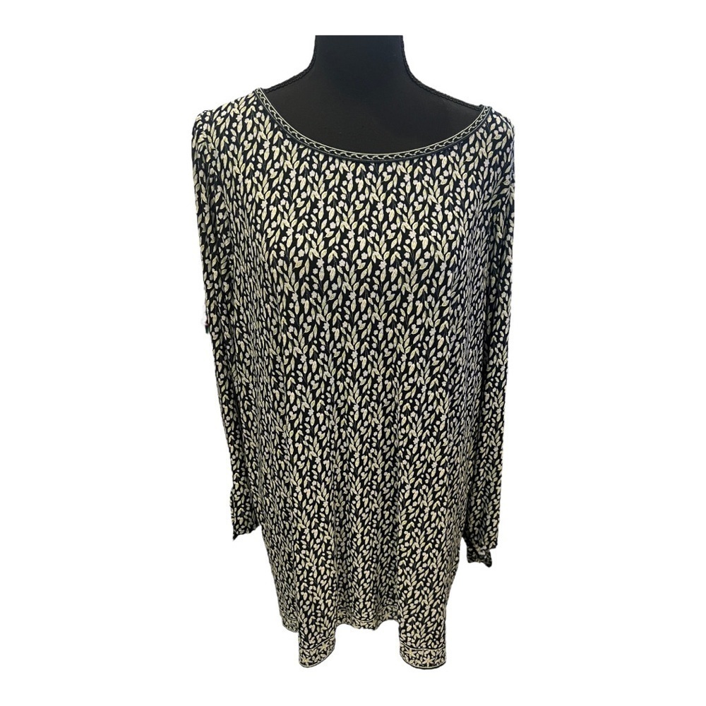 Max Studio Peasant Tunic Top 2X